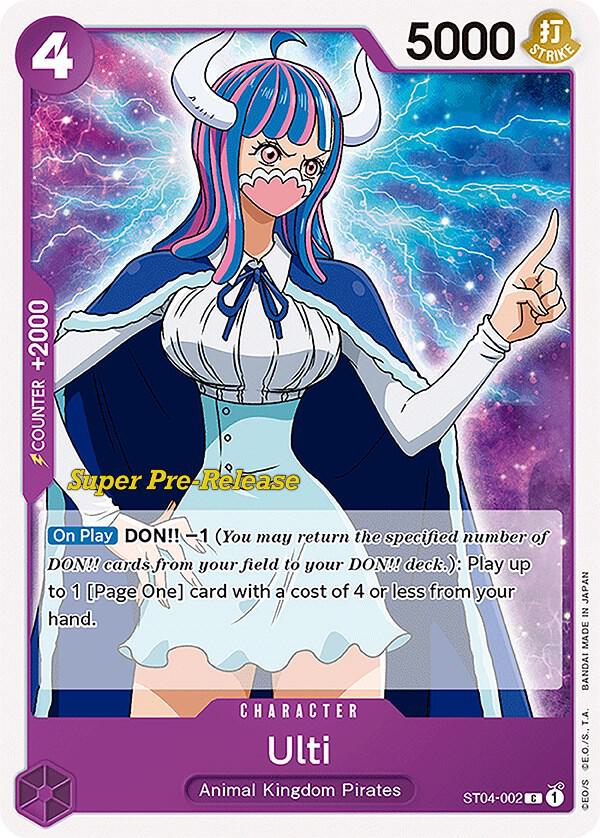 Ulti ST04-002 (Super Pre-Release Starter Deck 4: Animal Kingdom Pirates) 