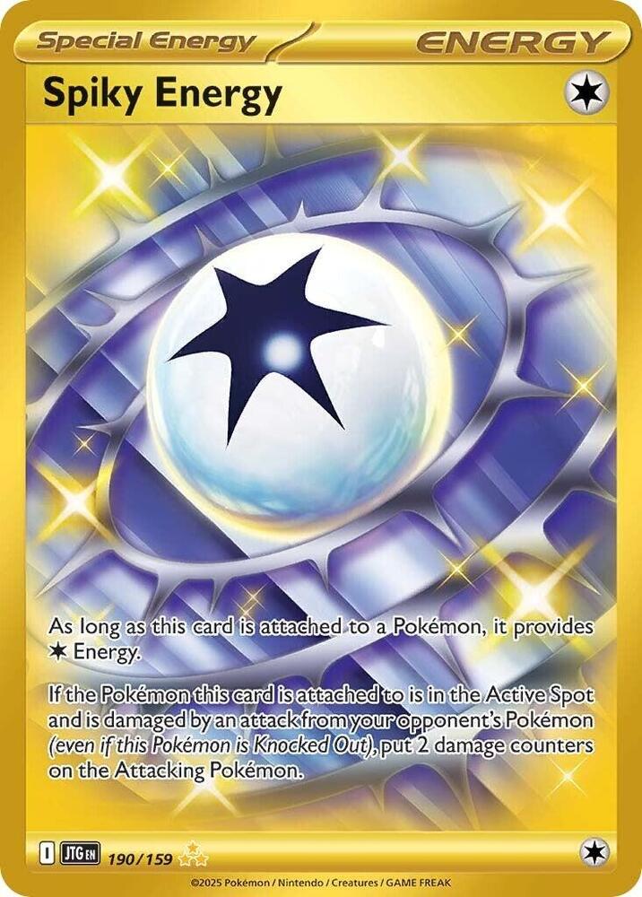 2025 Pokemon SV09: Journey Together Spiky Energy - 190/159 Hyper Rare