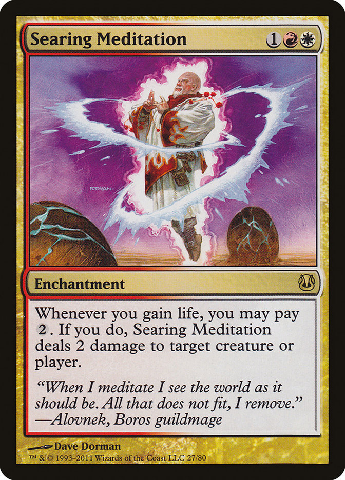 Searing Meditation 27/80 (Duel Decks: Ajani vs. Nicol Bolas) 