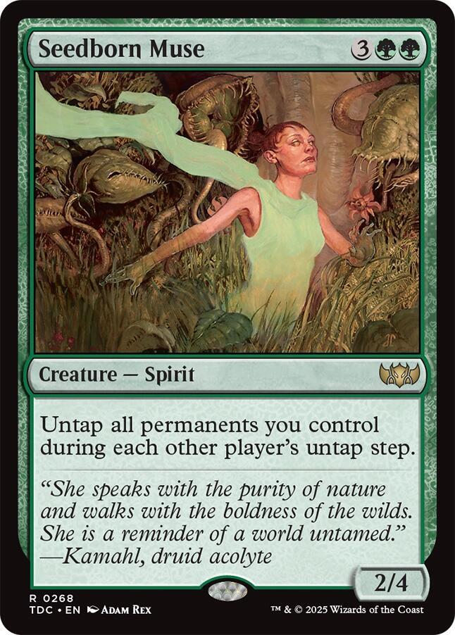 MTG Commander: Tarkir: Dragonstorm 268 Seedborn Muse R NM