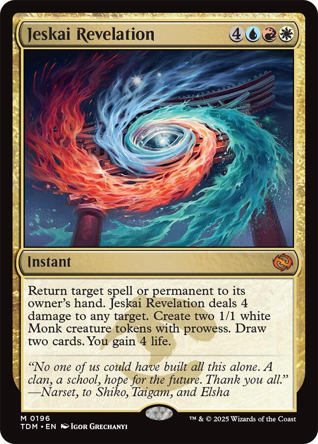 MTG Tarkir: Dragonstorm 196 Jeskai Revelation M NM
