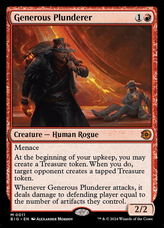 Generous Plunderer 11 (Outlaws of Thunder Junction: The Big Score) 