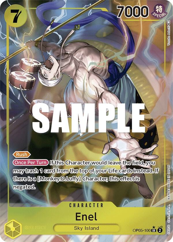 Enel OP05-100 (Awakening of the New Era)  - Alternate Art Foil
