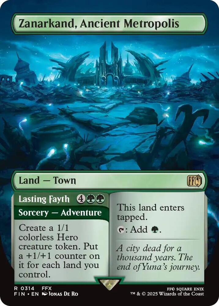 MTG FINAL FANTASY 314 Zanarkand, Ancient Metropolis (Borderless) R NM