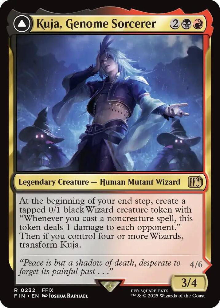 MTG FINAL FANTASY 232 Kuja, Genome Sorcerer R NM