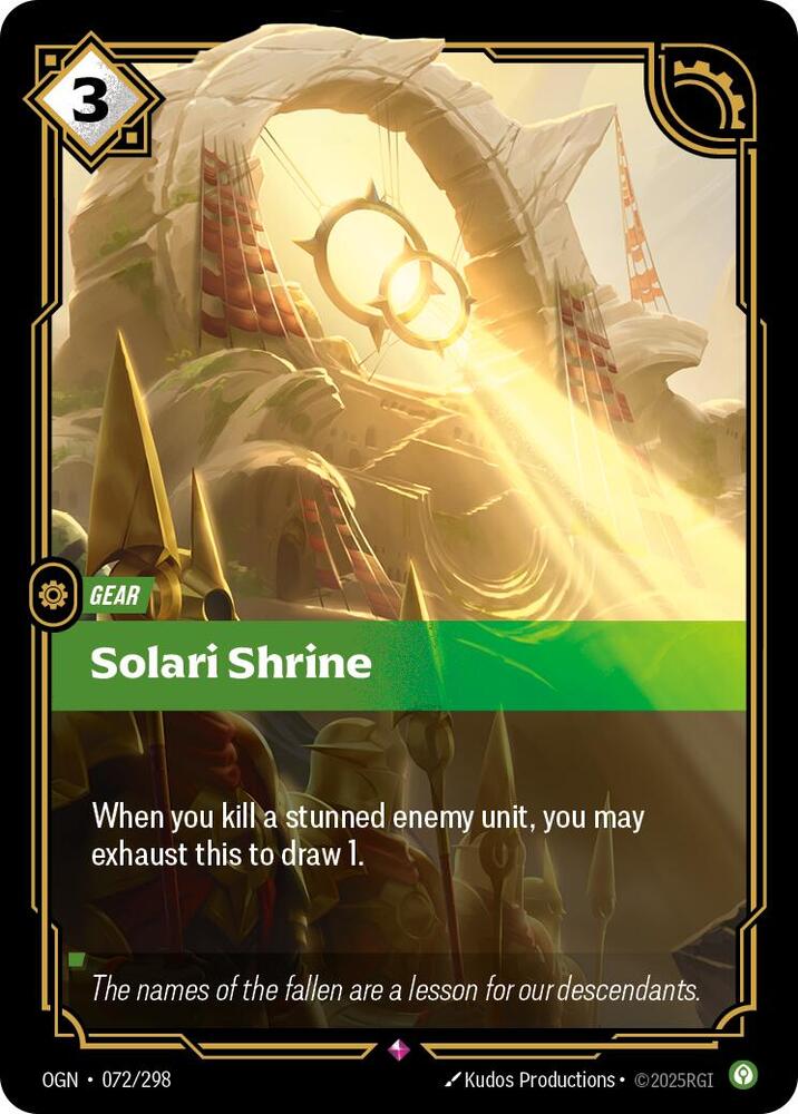 Solari Shrine 072/298 (Origins)  - Foil
