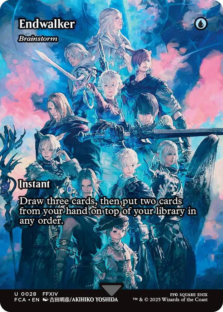 MTG FINAL FANTASY: Through the Ages 28 Endwalker - Brainstorm (Showcase) U NM