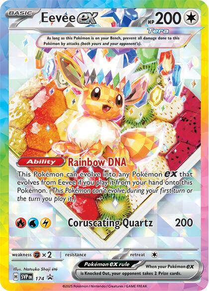 2023 Pokemon SV: Scarlet & Violet Promo Cards Eevee ex - 174 Promo