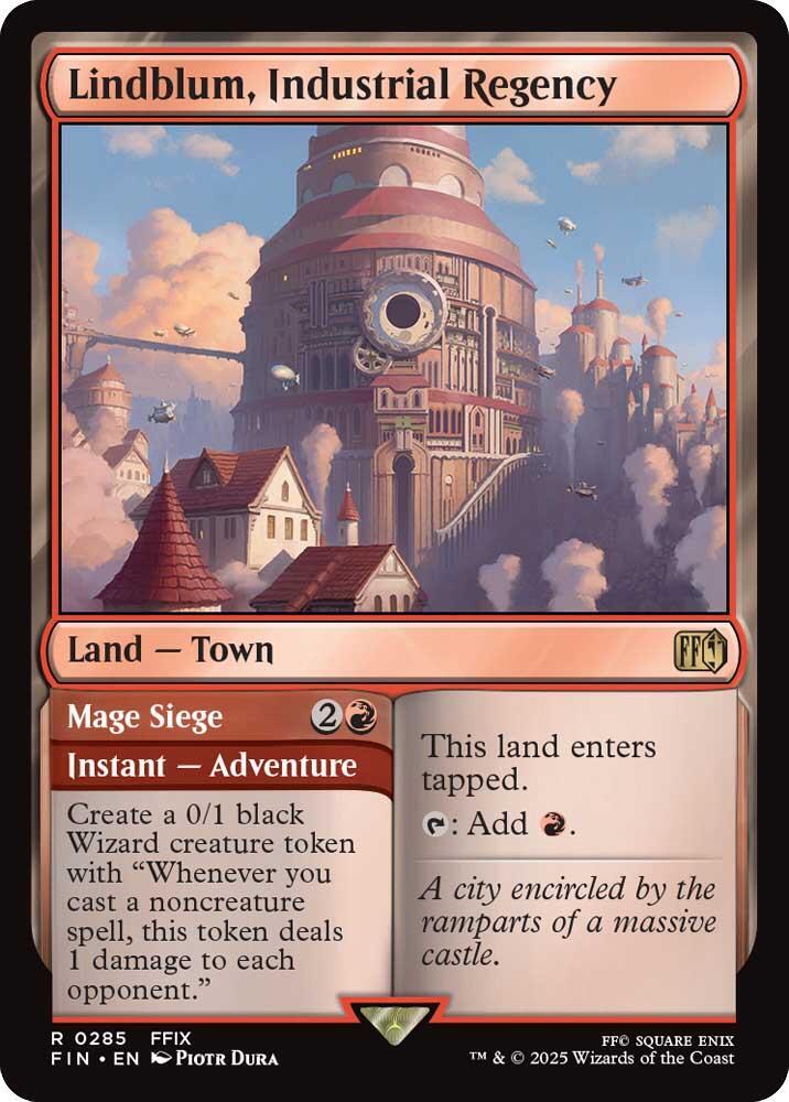 MTG FINAL FANTASY 285 Lindblum, Industrial Regency R NM