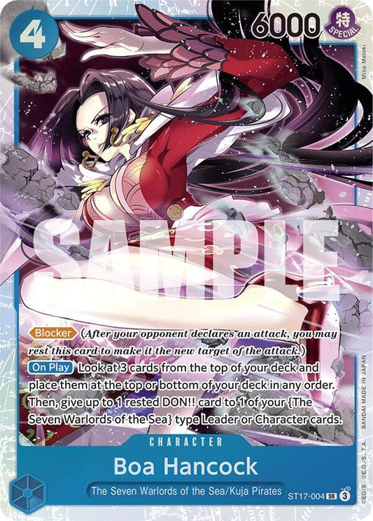 Boa Hancock ST17-004 (Starter Deck 17: BLUE Donquixote Doflamingo)  - Foil