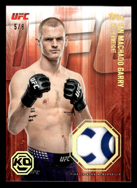 2026 Topps Knockout UFC #KOR-IG Ian Machado Garry Knockout Relics Gold #/8