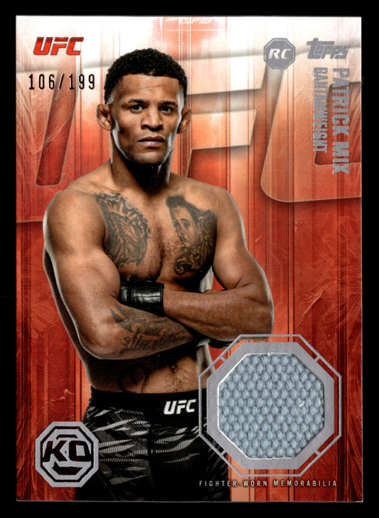 2026 Topps Knockout UFC #KOR-PM Patrick Mix Knockout Relics #/199