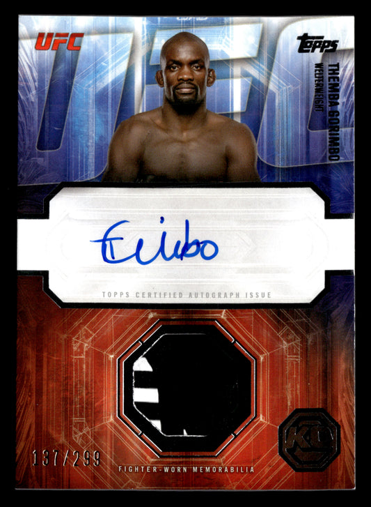 2026 Topps Knockout UFC #KAR-TG Themba Gorimbo Knockout Autograph Relics #/299
