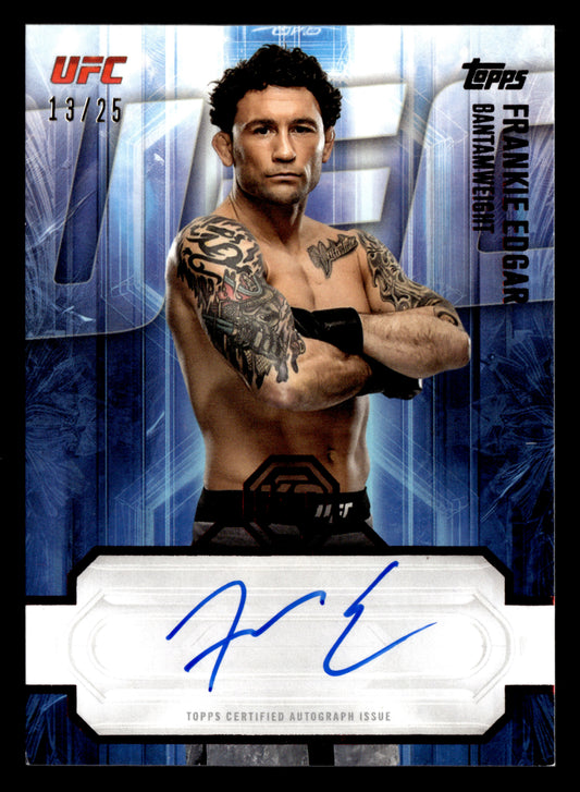 2026 Topps Knockout UFC #KOA-FER Frankie Edgar Knockout Autographs Red #/25