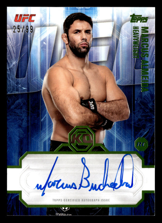 2026 Topps Knockout UFC #KOA-MBA Marcus Almeida Knockout Auto Lime Green #/99