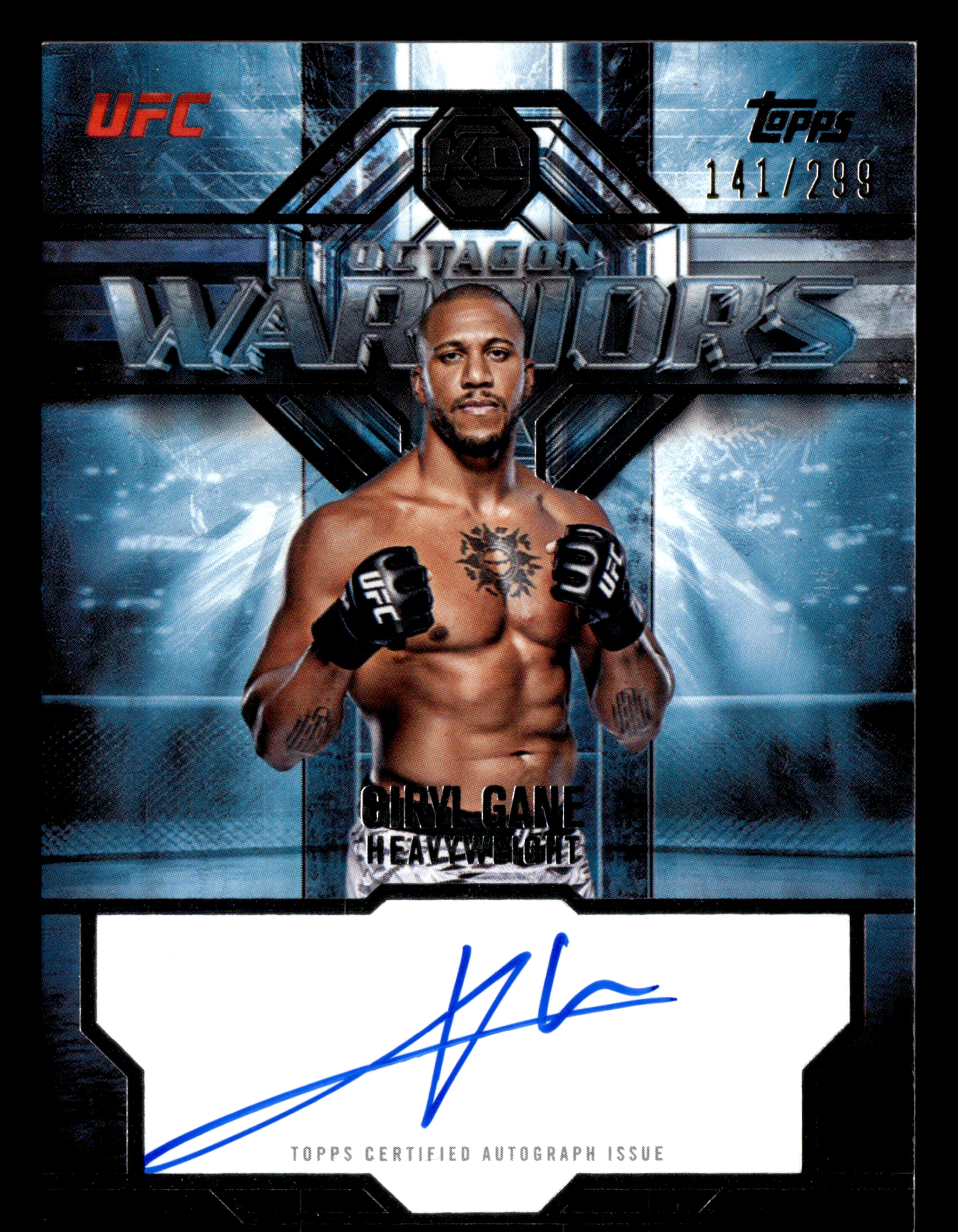 2026 Topps Knockout UFC #OWS-CG Ciryl Gane Octagon Warriors Autograph #/299