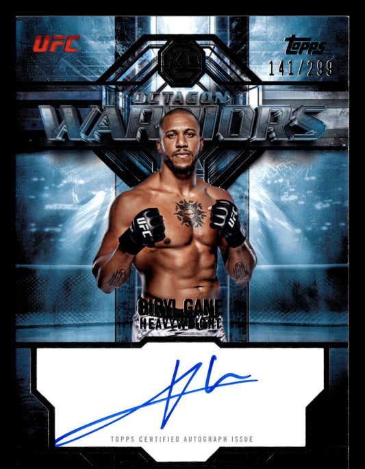 2026 Topps Knockout UFC #OWS-CG Ciryl Gane Octagon Warriors Autograph #/299