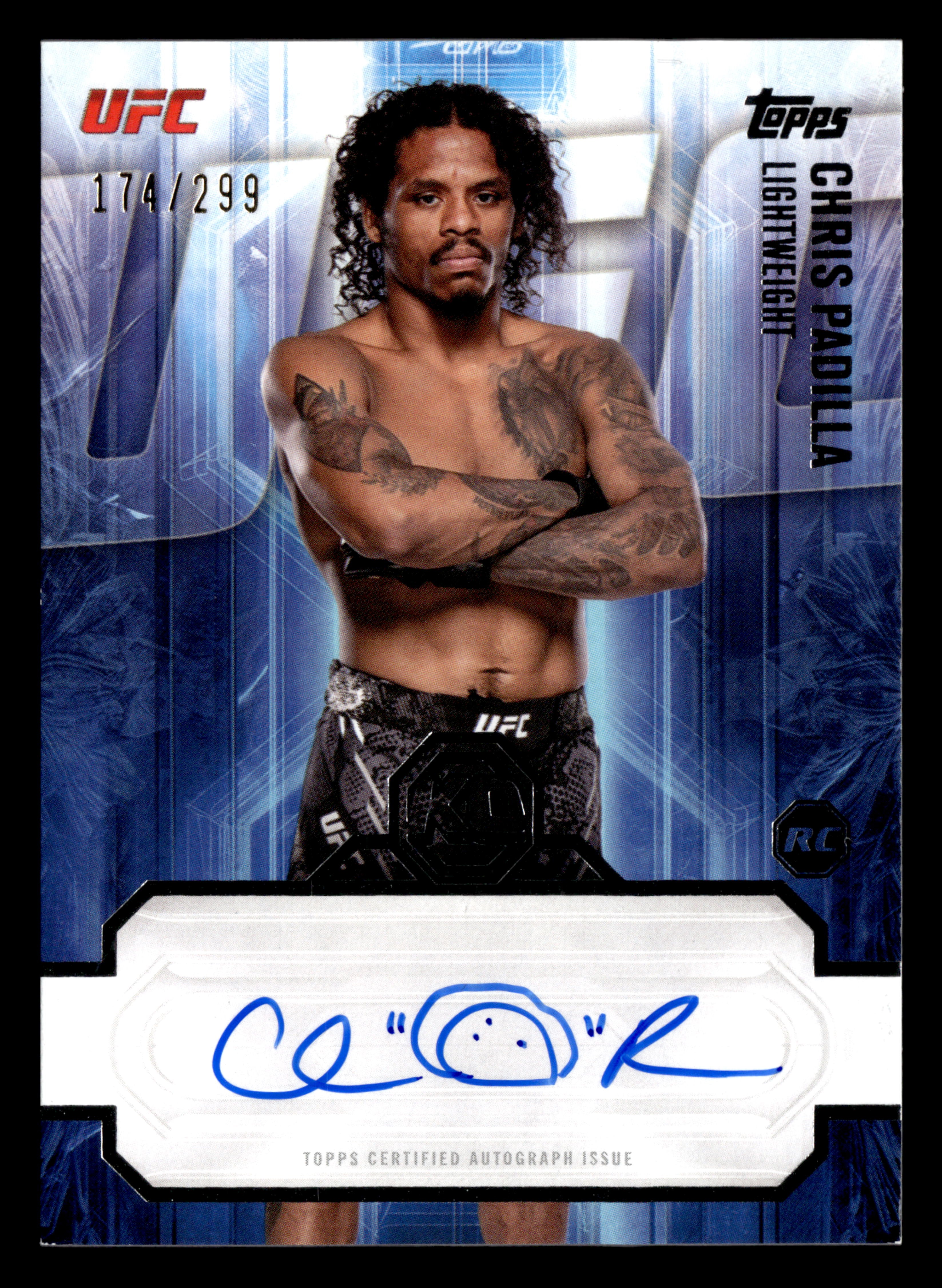 2026 Topps Knockout UFC #KOA-CPA Chris Padilla Knockout Autographs #/299