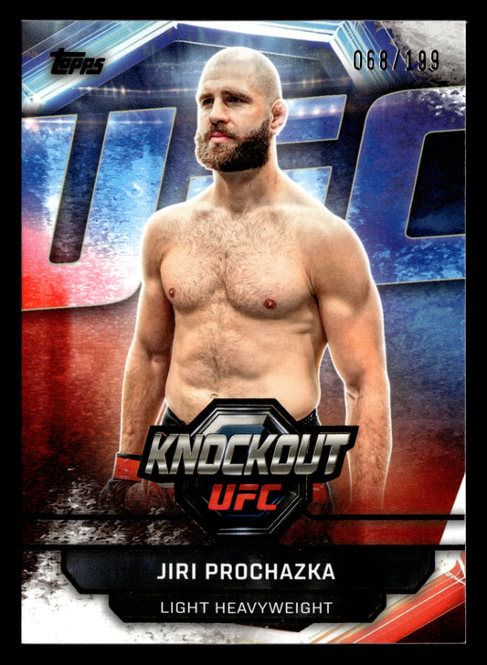 2026 Topps Knockout UFC #13 Jiri Prochazka Gold #/199
