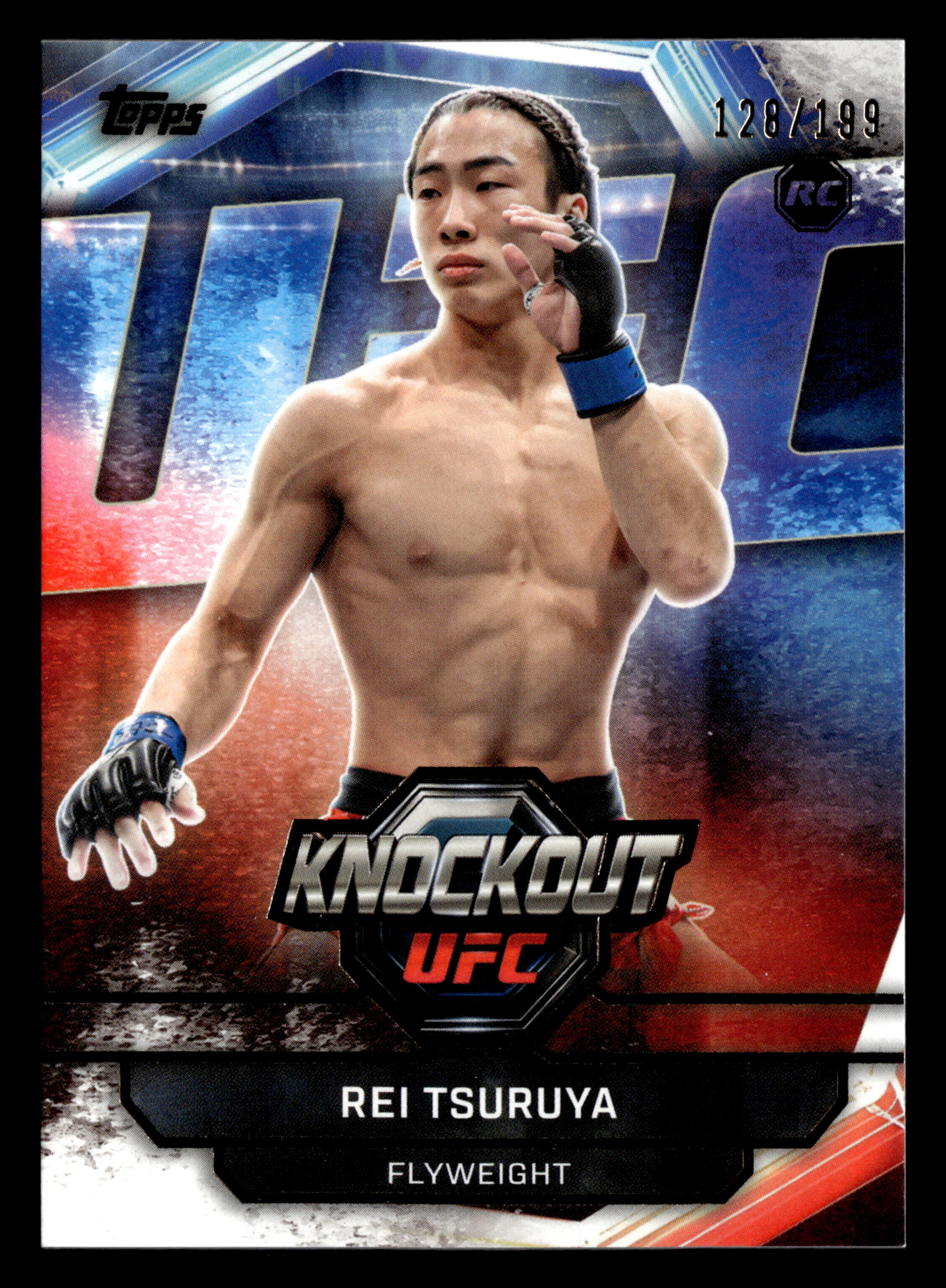 2026 Topps Knockout UFC #59 Rei Tsuruya Gold #/199