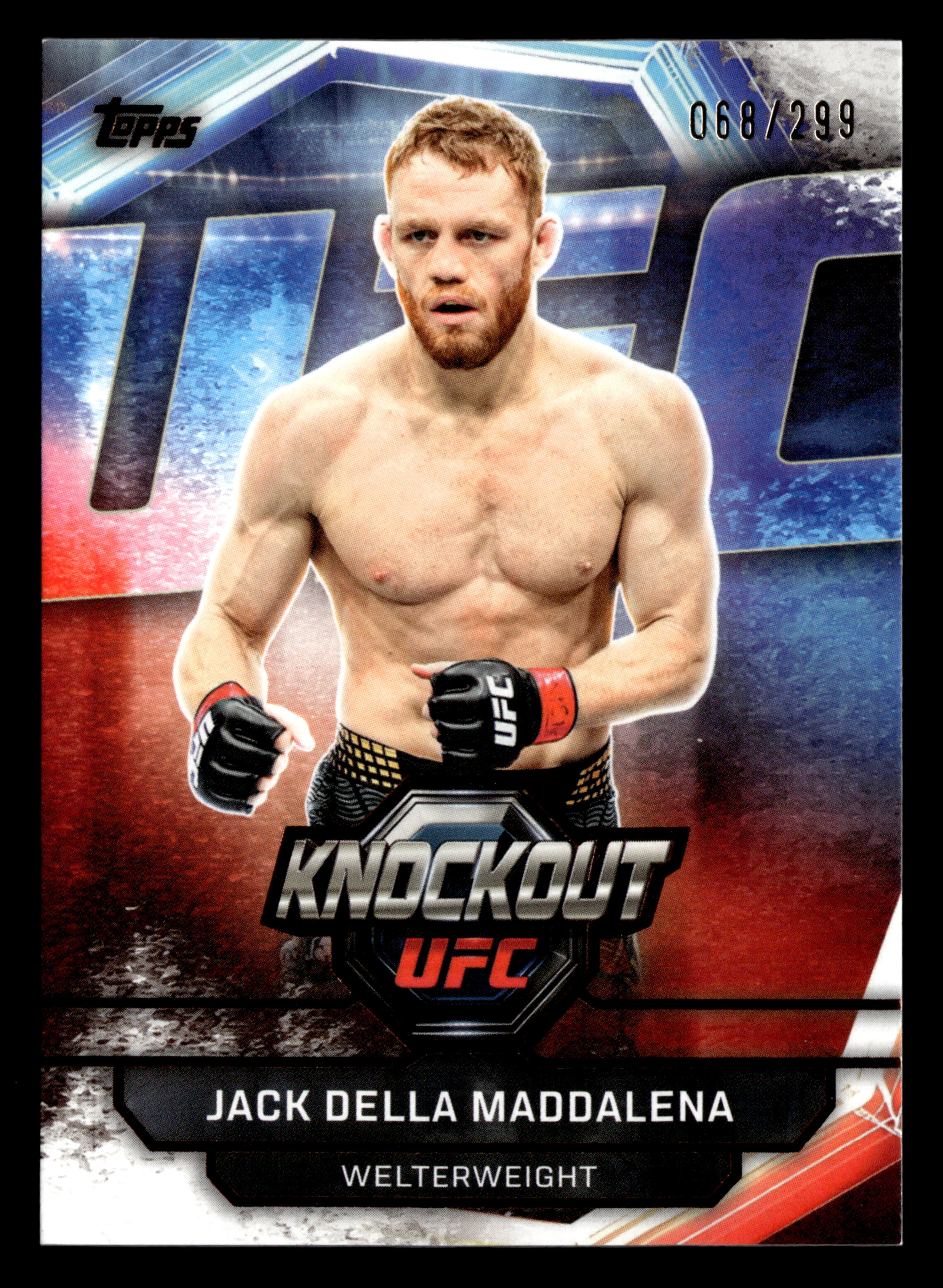 2026 Topps Knockout UFC #2 Jack Della Maddalena Bronze #/299