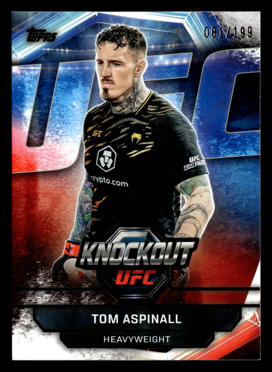 2026 Topps Knockout UFC #35 Tom Aspinall Gold #/199