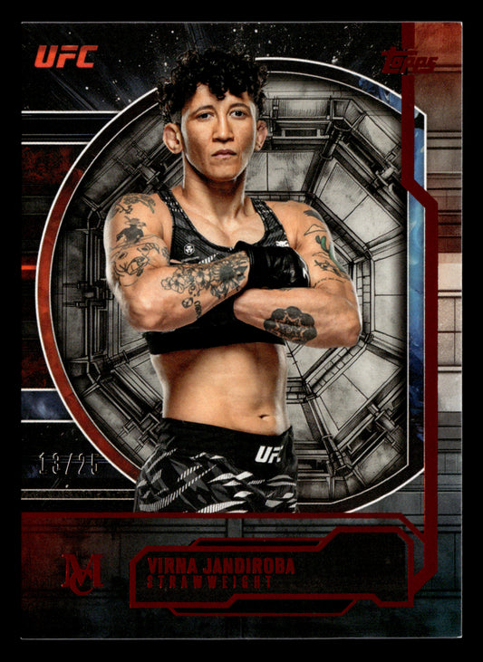 2026 Topps Knockout UFC #MC-61 Virna Jandiroba Museum Collection Red #/25