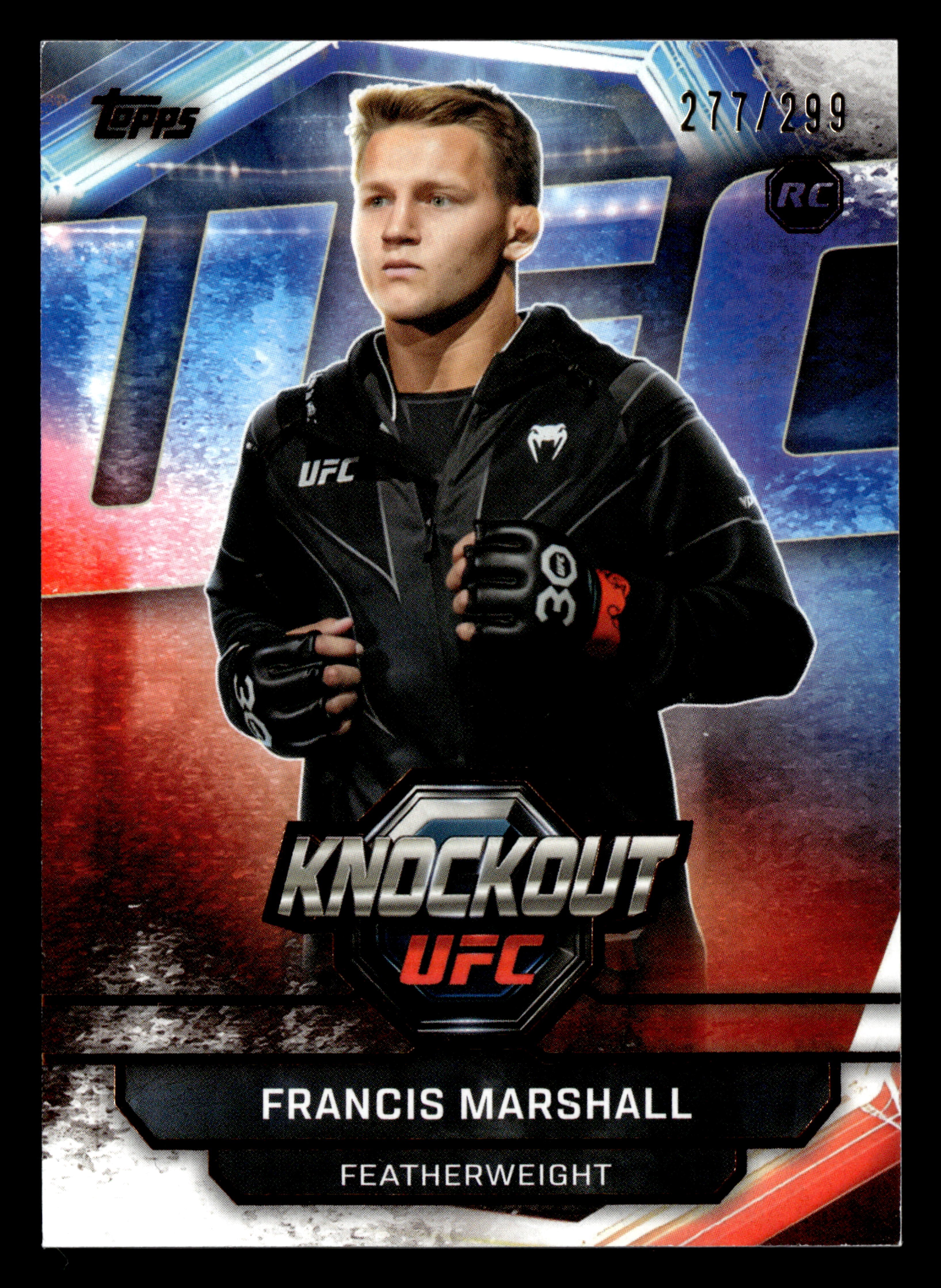 2026 Topps Knockout UFC #50 Francis Marshall Bronze #/299