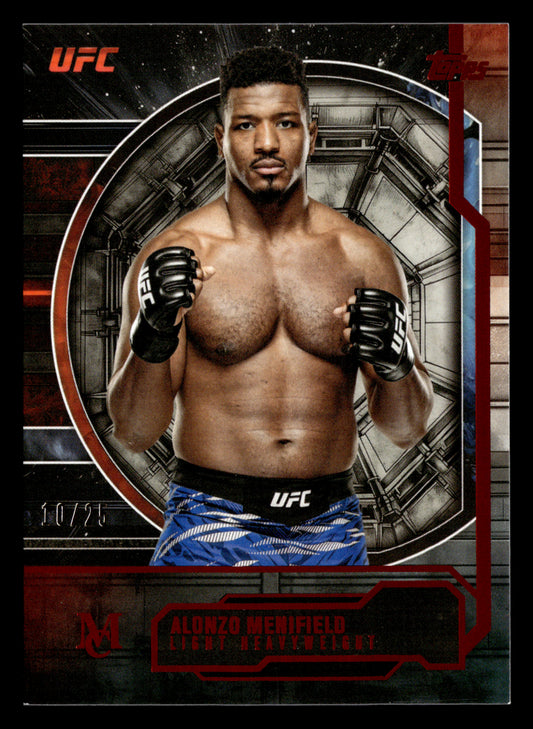2026 Topps Knockout UFC #MC-37 Alonzo Menifield Museum Collection Red #/25