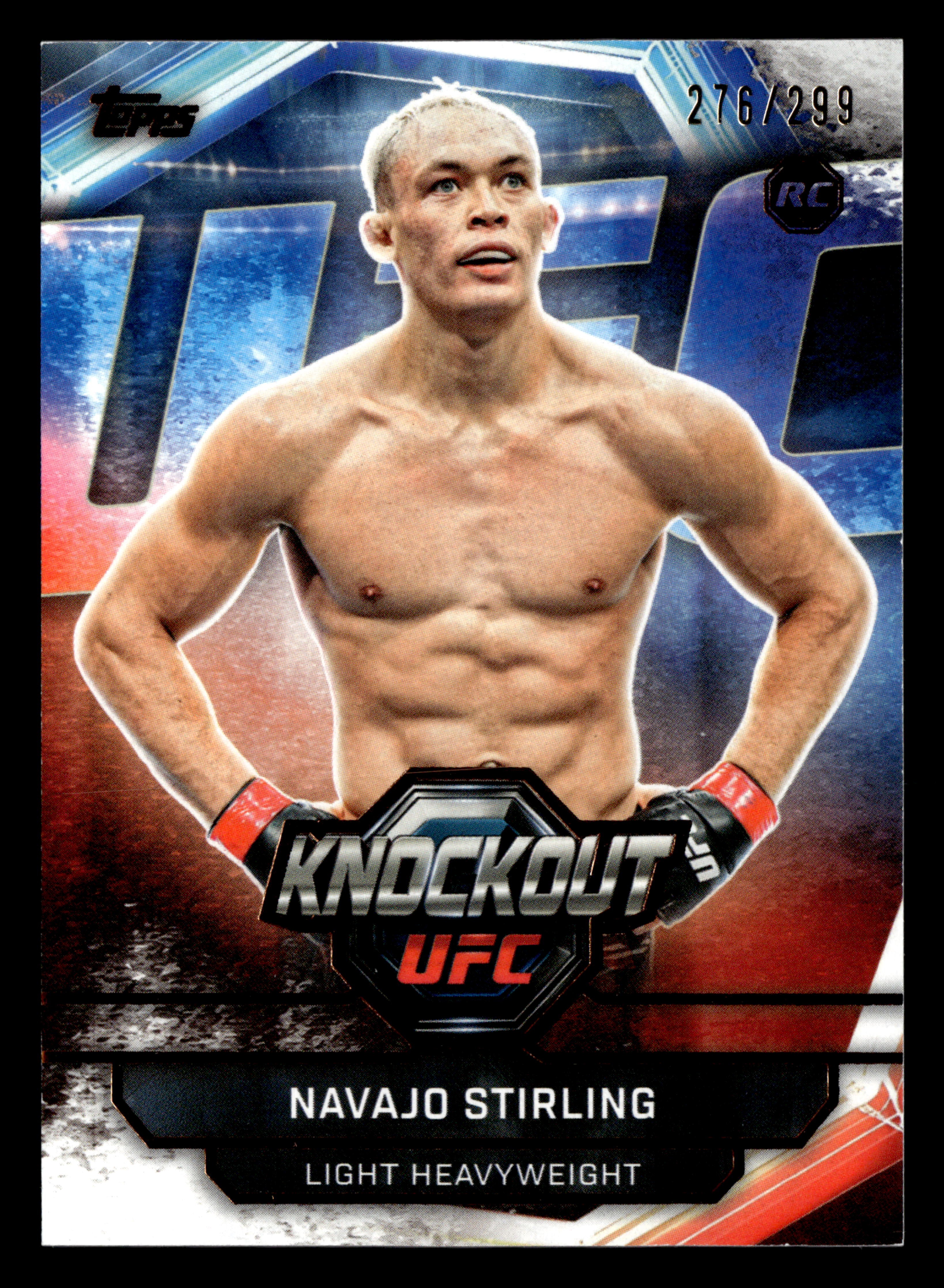 2026 Topps Knockout UFC #46 Navajo Stirling Bronze #/299