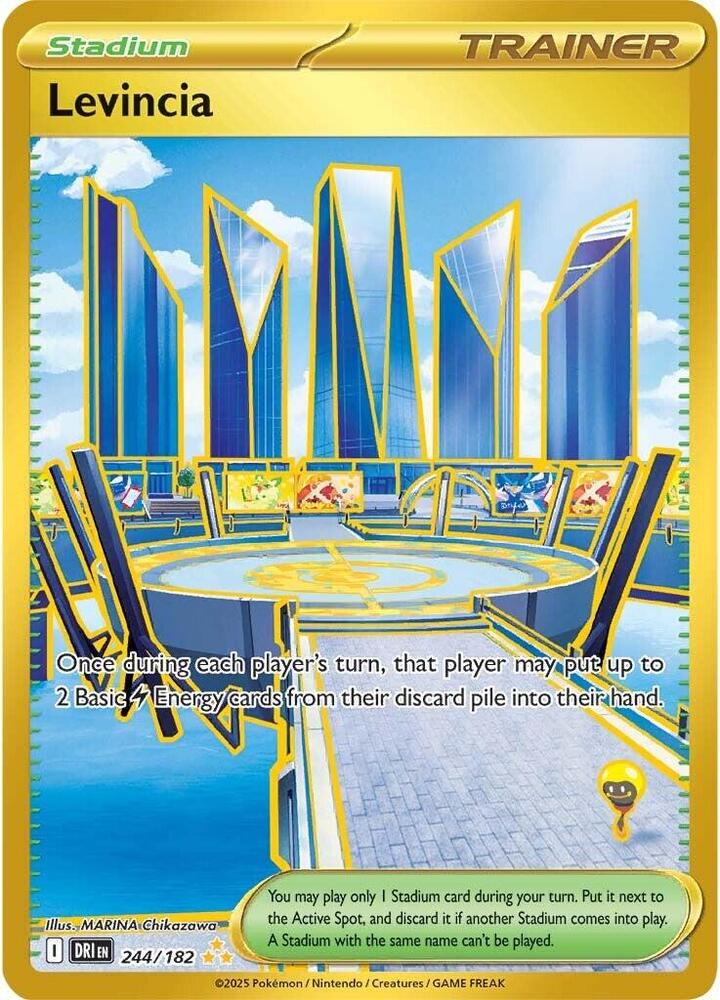 2025 Pokemon SV10: Destined Rivals Levincia Hyper Rare