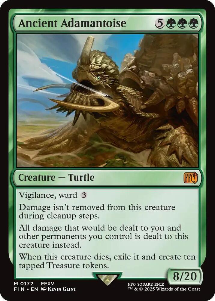 MTG FINAL FANTASY 172 Ancient Adamantoise M NM
