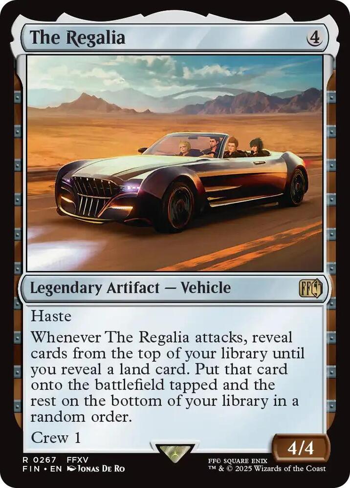 MTG FINAL FANTASY 267 The Regalia R NM