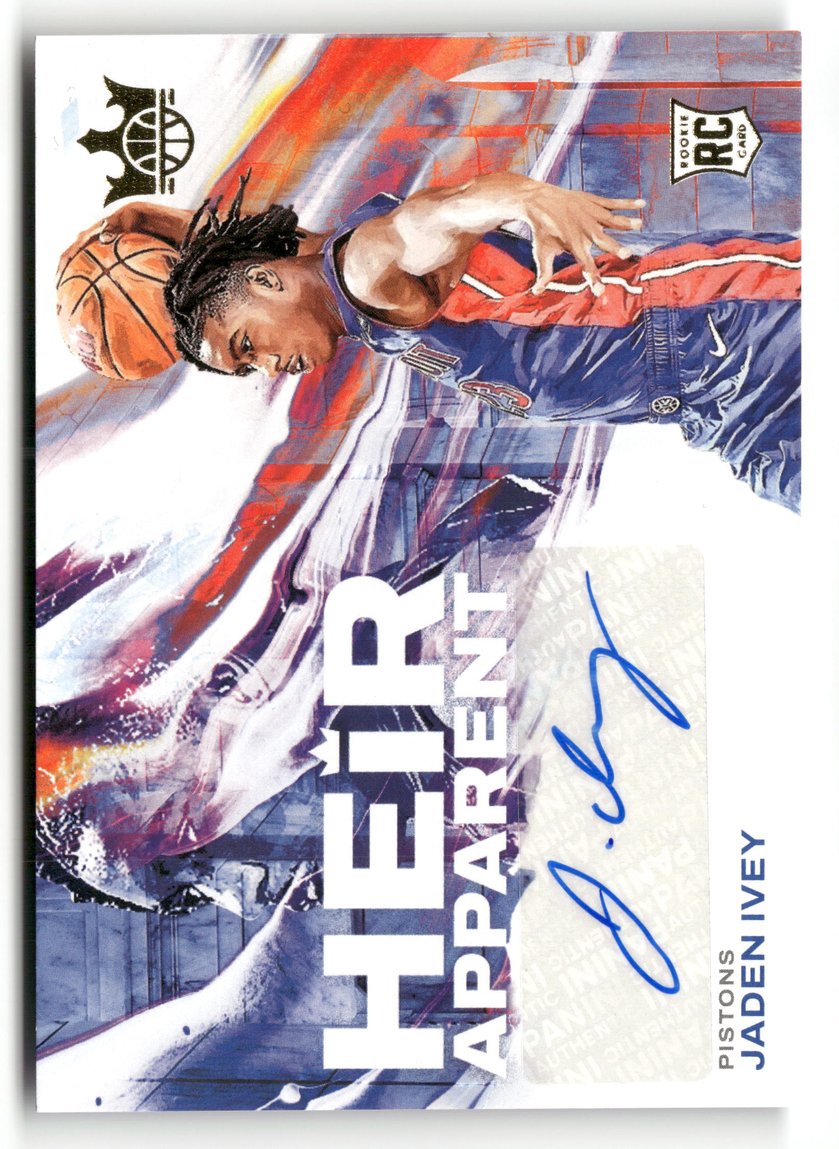 2022-23 Panini Court Kings #HA-JIP Jaden Ivey Heir Apparent #/199