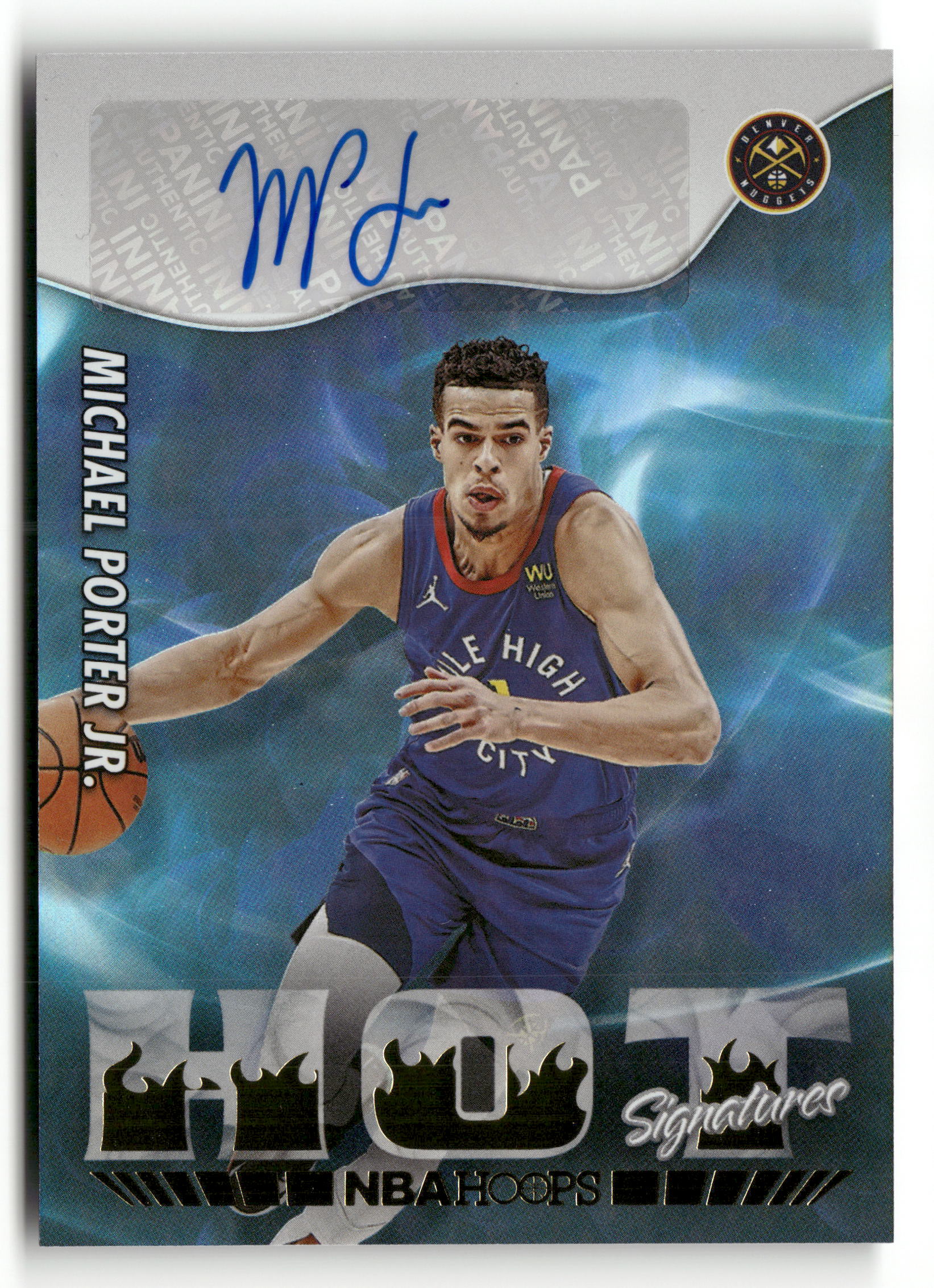 2022-23 Hoops #HS-MPJ Michael Porter Jr. Hot Signatures