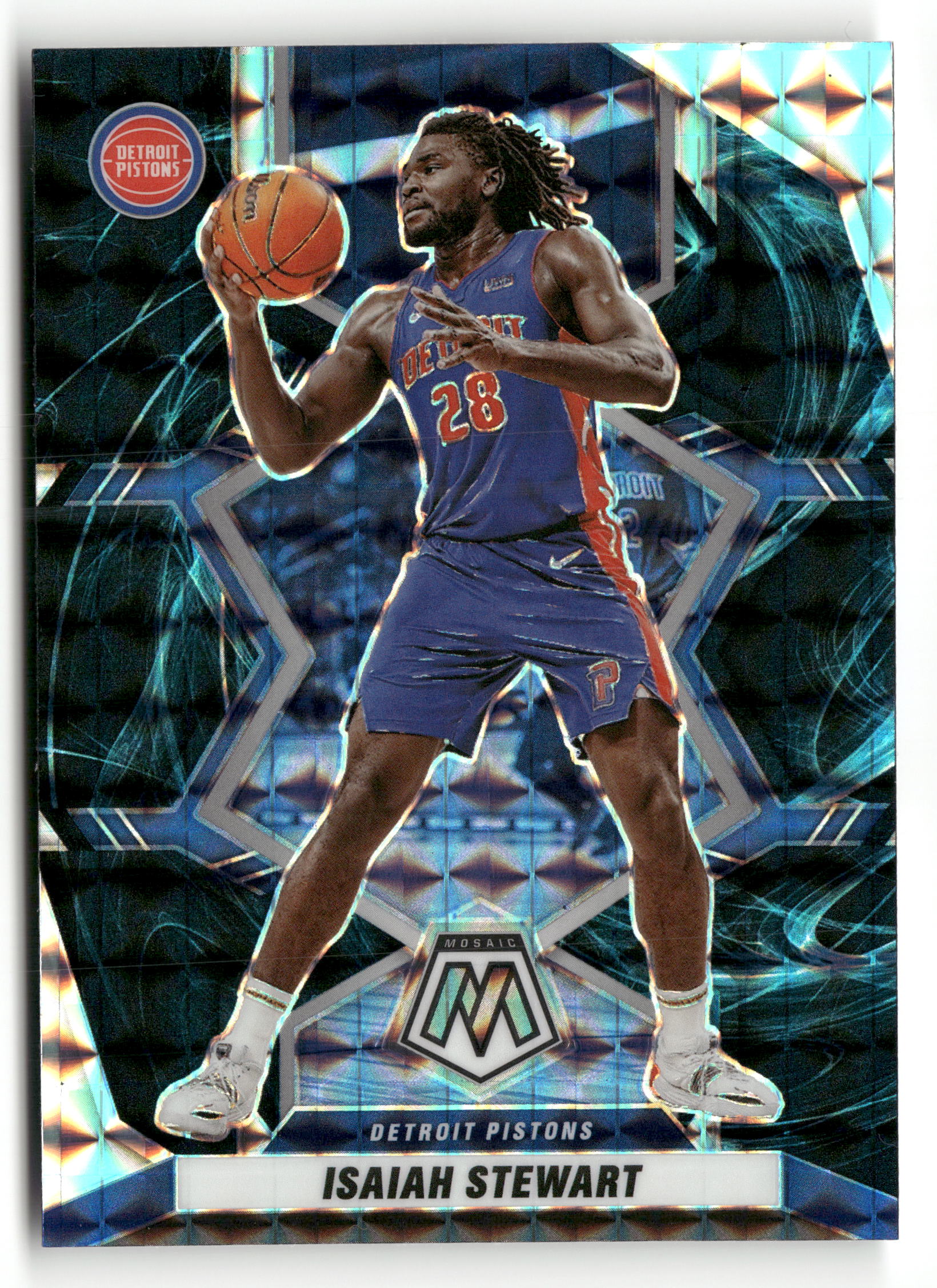 2021-22 Panini Mosaic #71 Isaiah Stewart Genesis