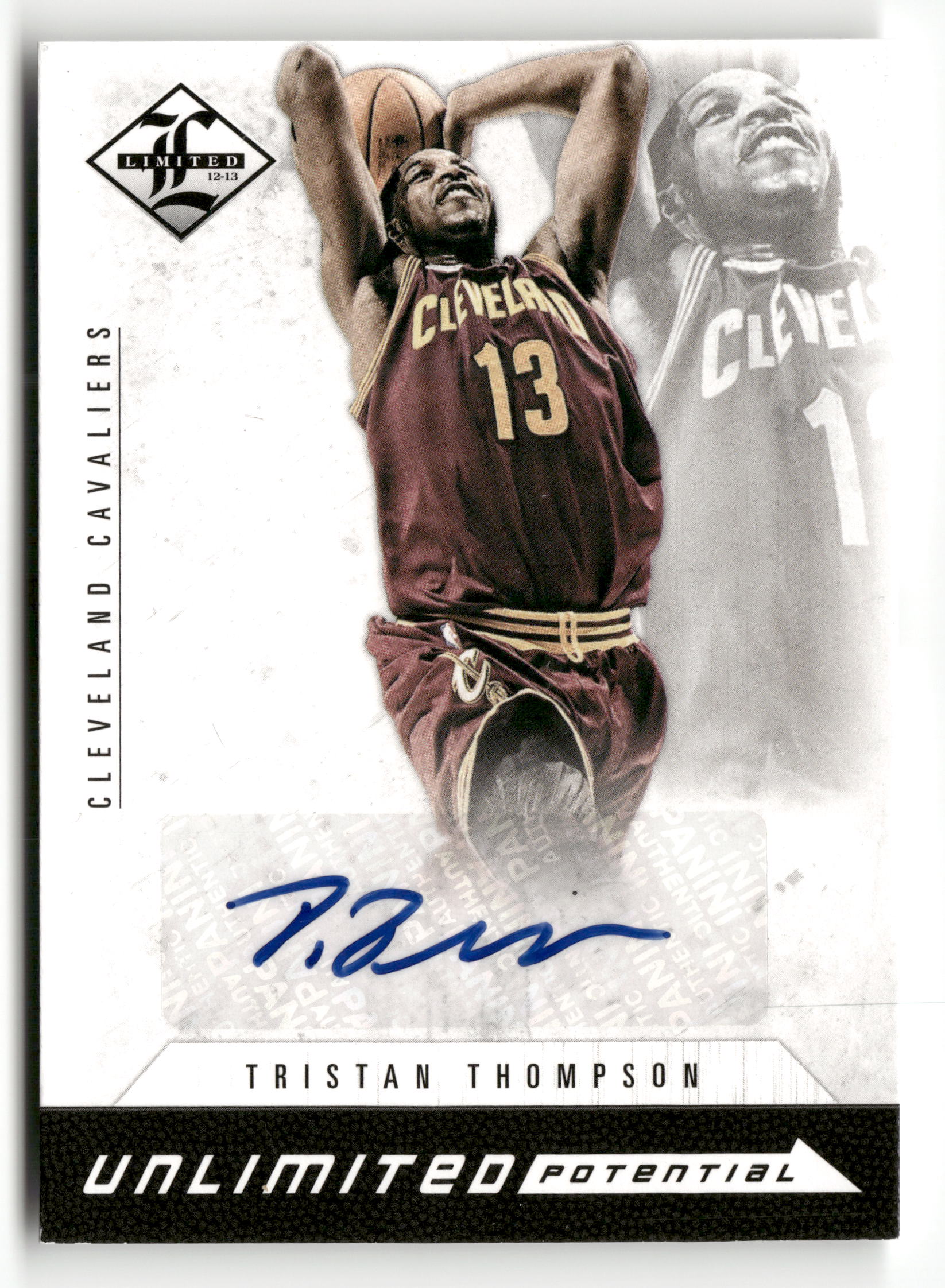 2012-13 Panini Limited #27 Tristan Thompson Unlimited Potential Signatures #/199