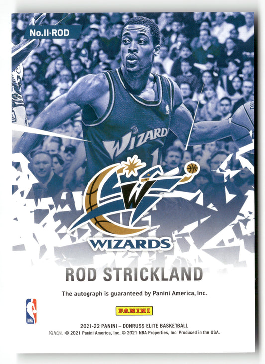 2021-22 Donruss Elite #II-ROD Rod Strickland Impact Impressions