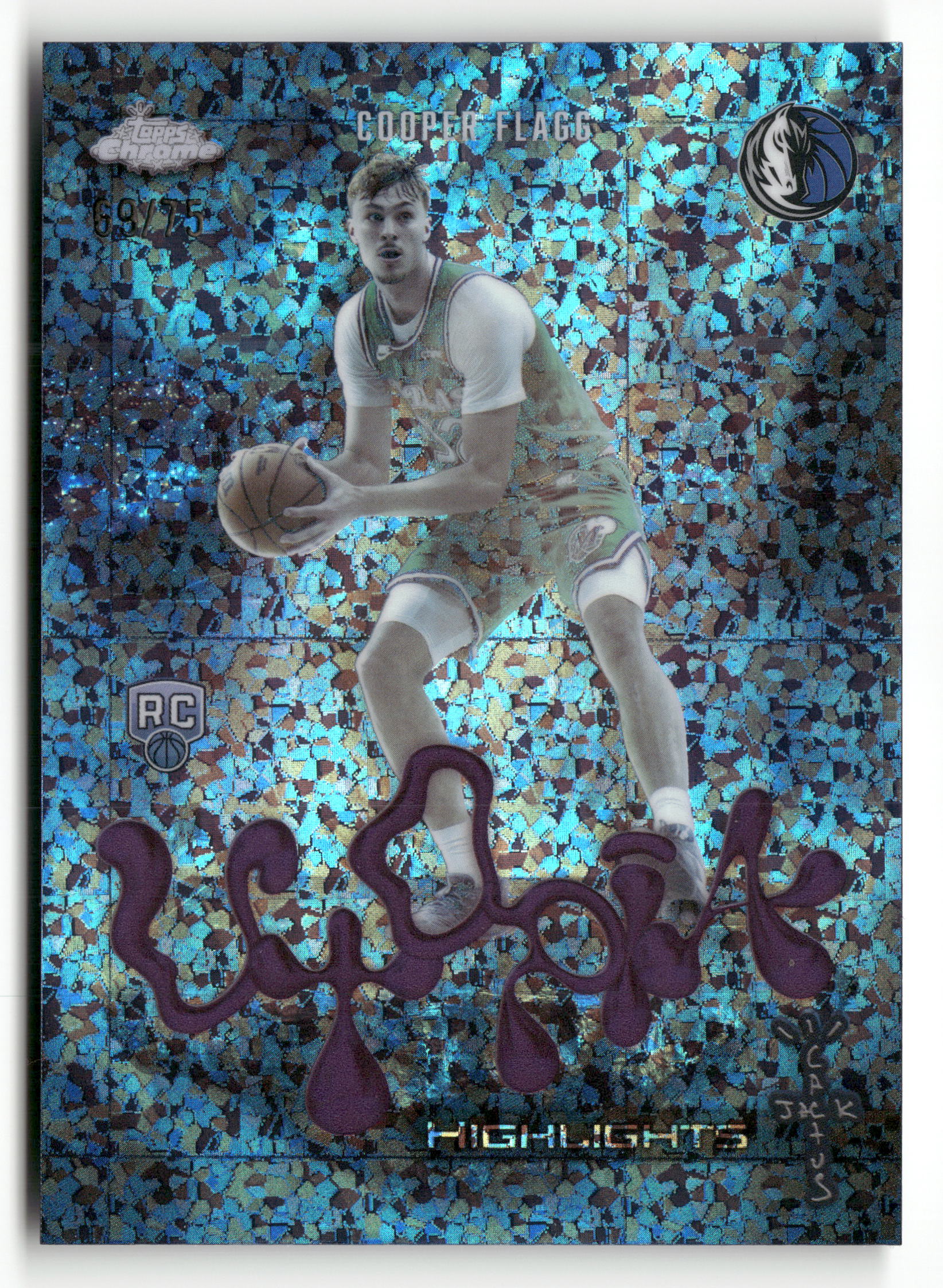2025-26 Topps Cactus Jack #UH-21 Cooper Flagg Utopia Highlights Purple /75