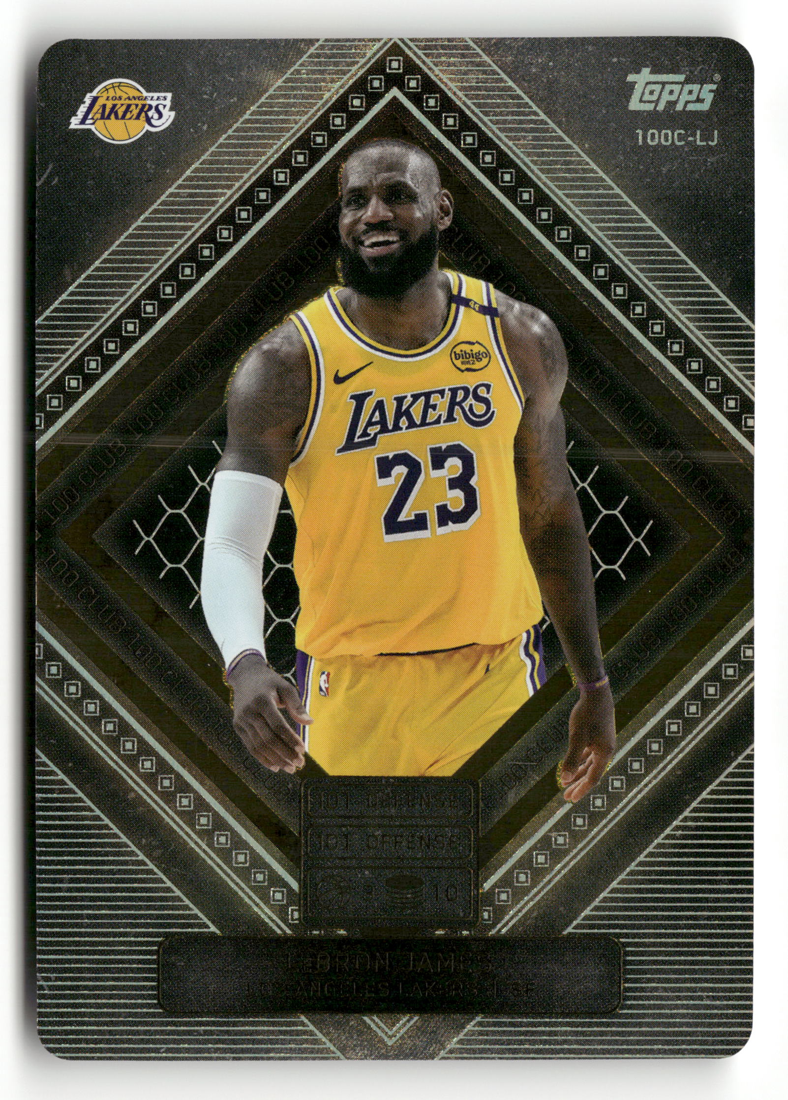 2025-26 Topps Match Attax #100C-LJ LeBron James 100 Club