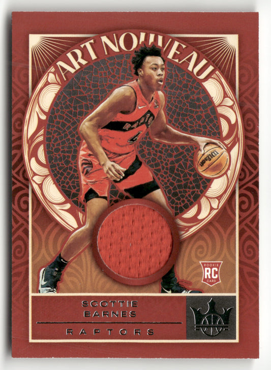 2021-22 Panini Court Kings #AN-SBA Scottie Barnes Art Nouveau