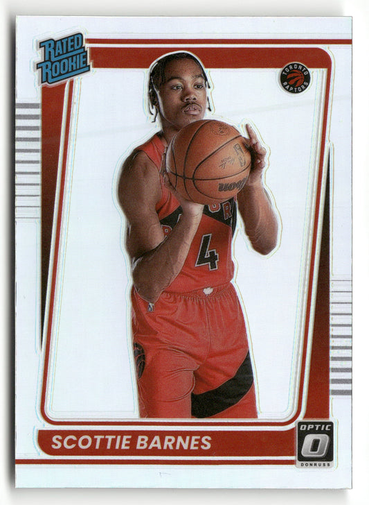2021-22 Donruss Optic #186 Scottie Barnes Holo