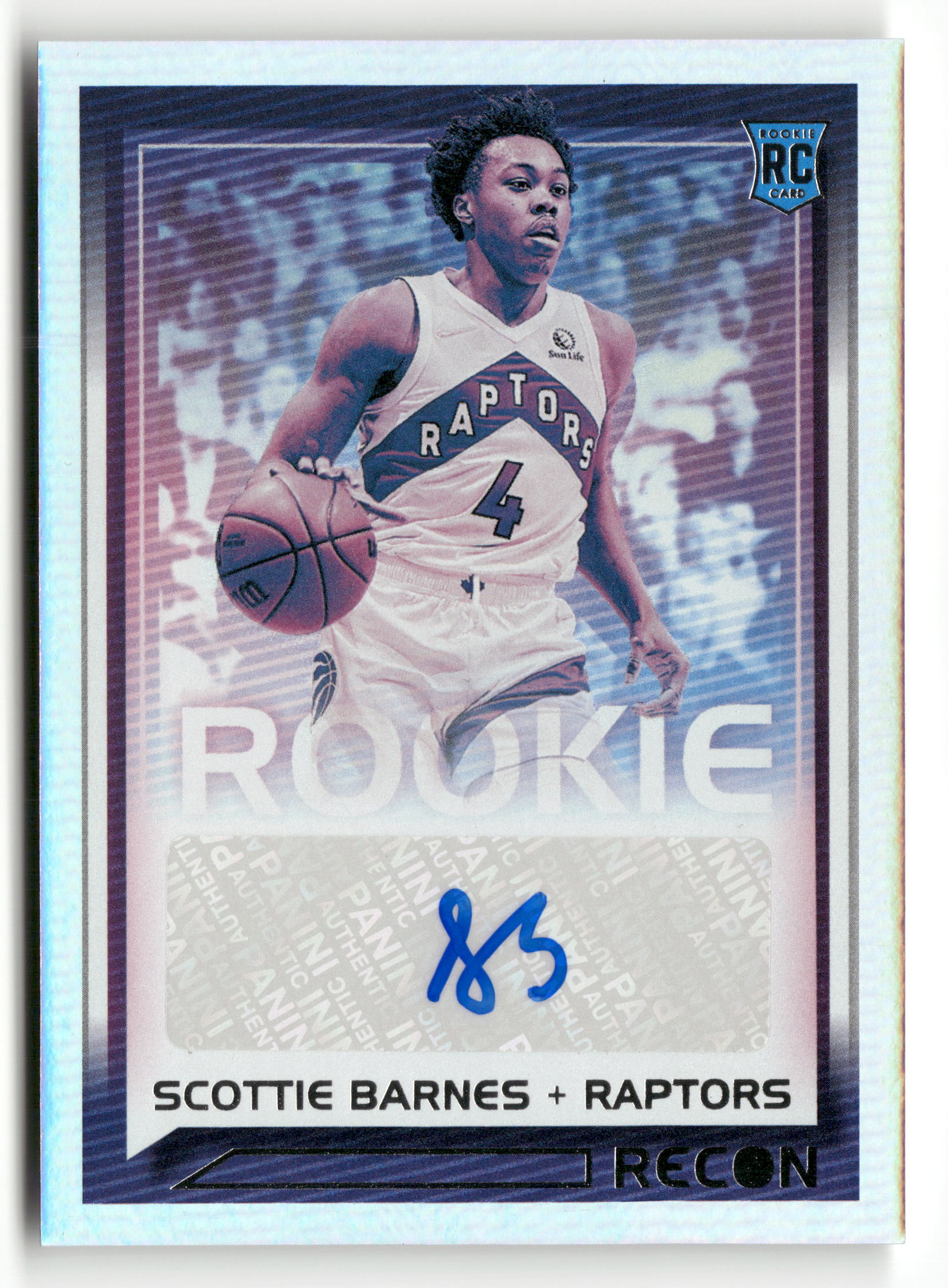 2021-22 Panini Recon #RRS-SCB Scottie Barnes Rookie Recon Signatures