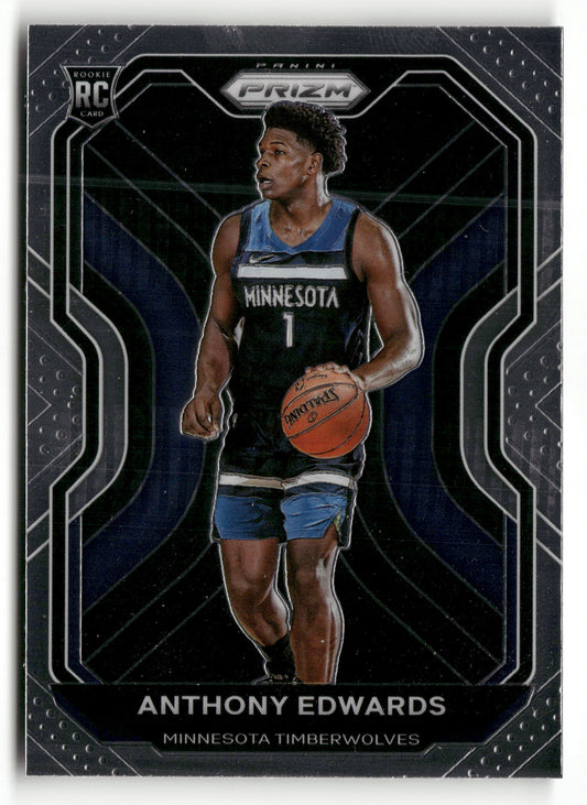 2020-21 Panini Prizm #258b Anthony Edwards Rookie Variation