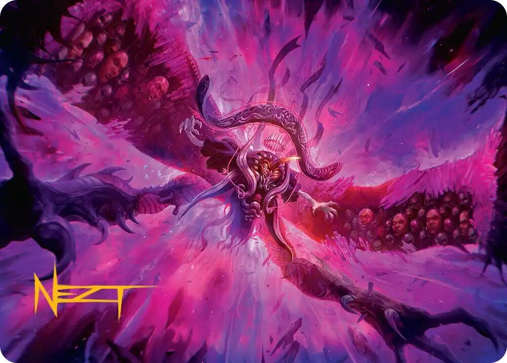 MTG Art Series: FINAL FANTASY 12 Hades, Sorcerer of Eld Art Card (Gold-Stamped Signature) S NM