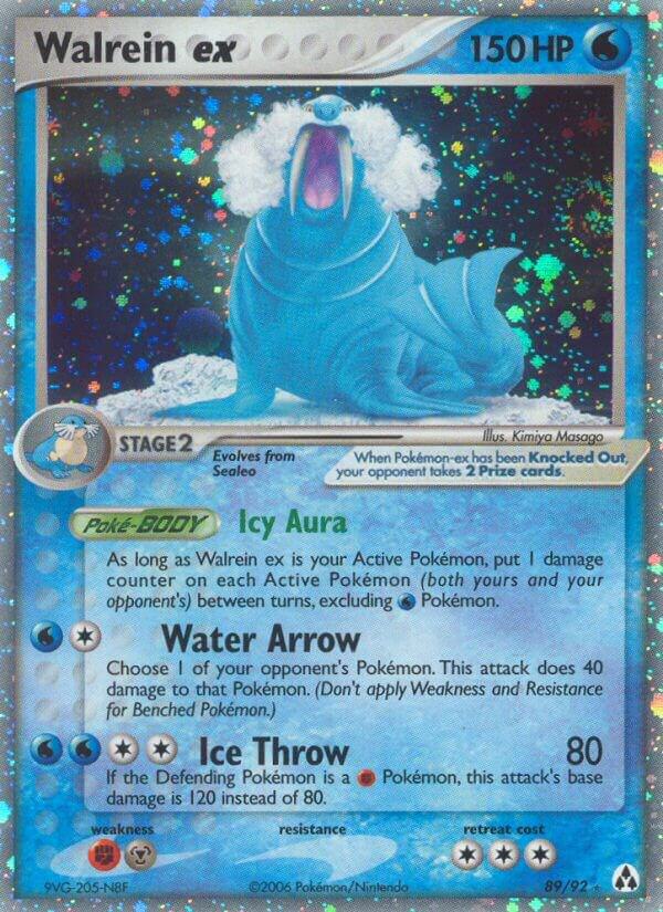 Walrein ex 89/92 (Legend Maker)  - Holofoil