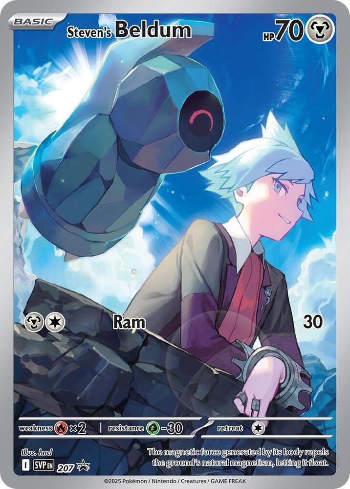 2023 Pokemon SV: Scarlet & Violet Promo Cards Steven's Beldum - 207 Promo