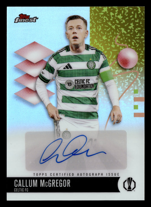2025-26 Finest UEFA Club Competitions #BA-CM Callum McGregor Base Autographs