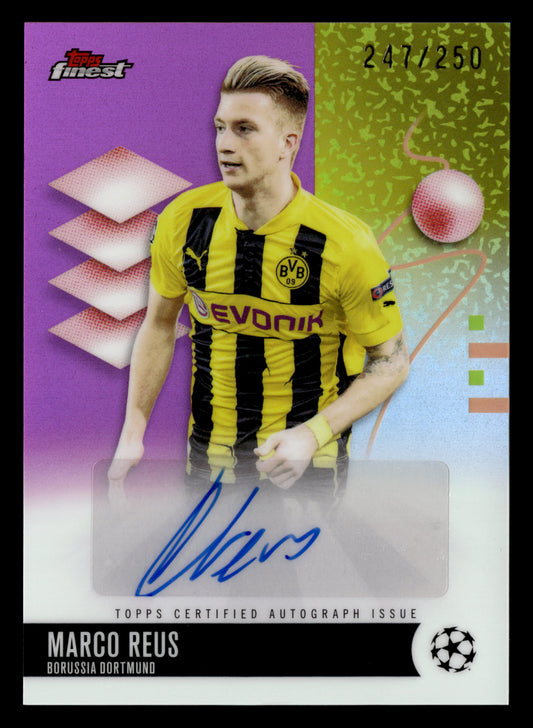 2025-26 Finest UCC #BA-RE Marco Reus Base Autographs Pink Refractor #/250