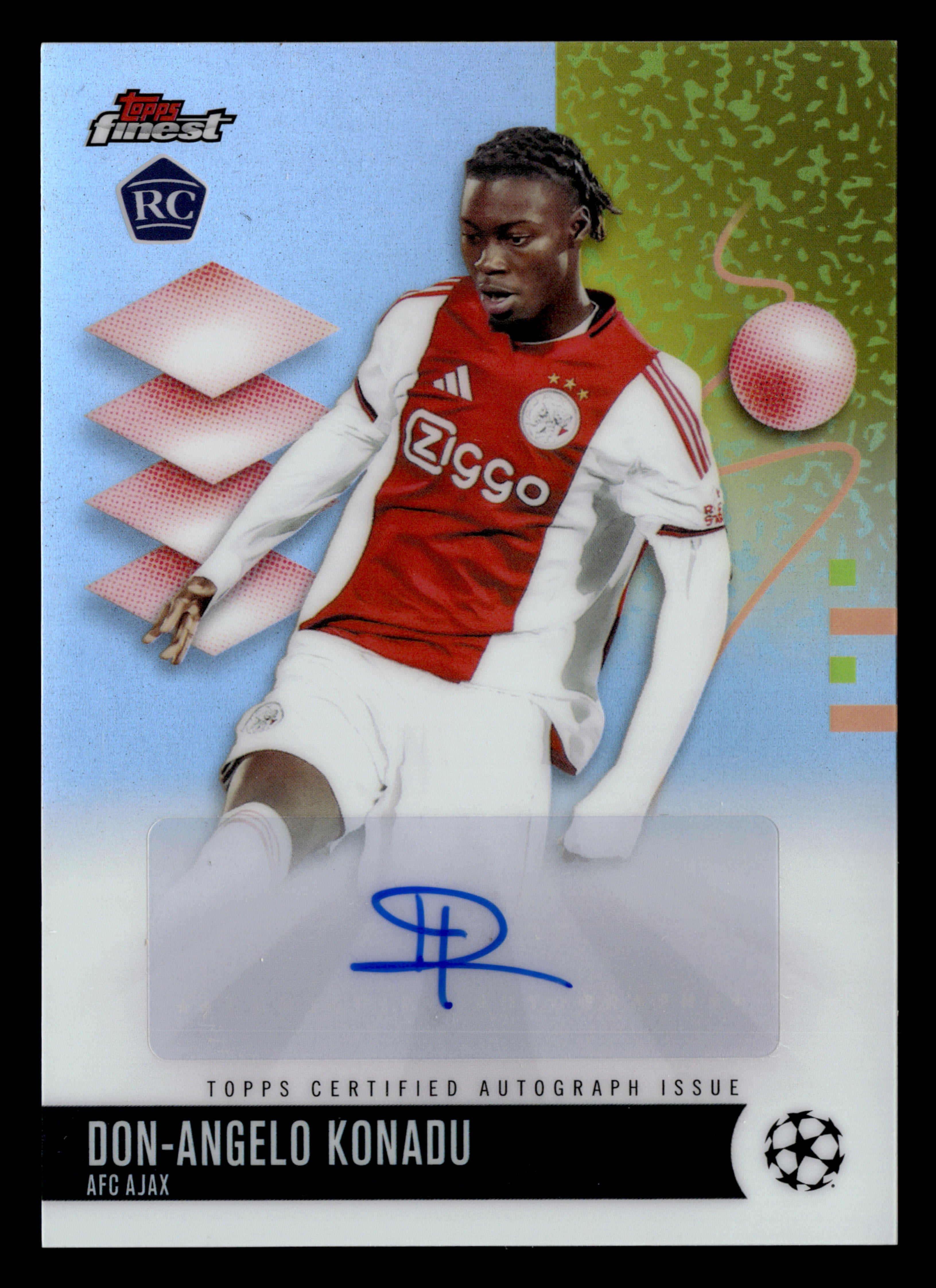 2025-26 Finest UEFA Club Competitions #BA-DK Don-Angelo Konadu Base Autographs